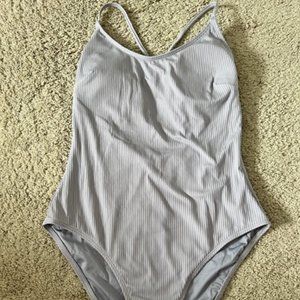 CUPSHE Clara Light Purple Crisscross One Piece Swimsuit